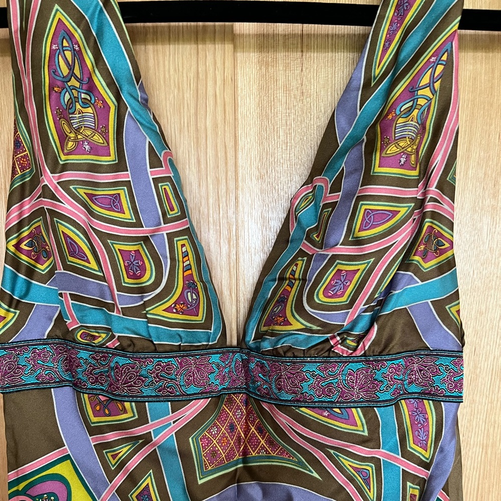 100% silk Nicole Miller Dress